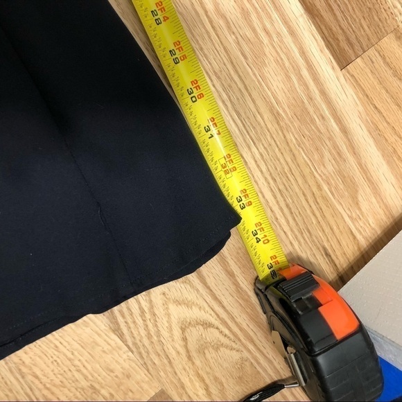 Theory Navy Blue Fit & Flare Dress Sz 4 Midi Women - Picture 9 of 9